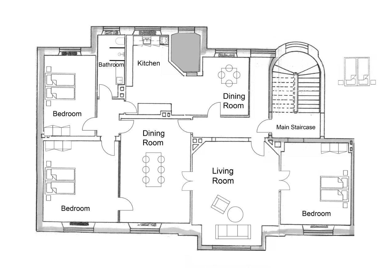 Lovely 3Br Manor Apartment 5 Min From Tivoli Gardens 코펜하겐 외부 사진