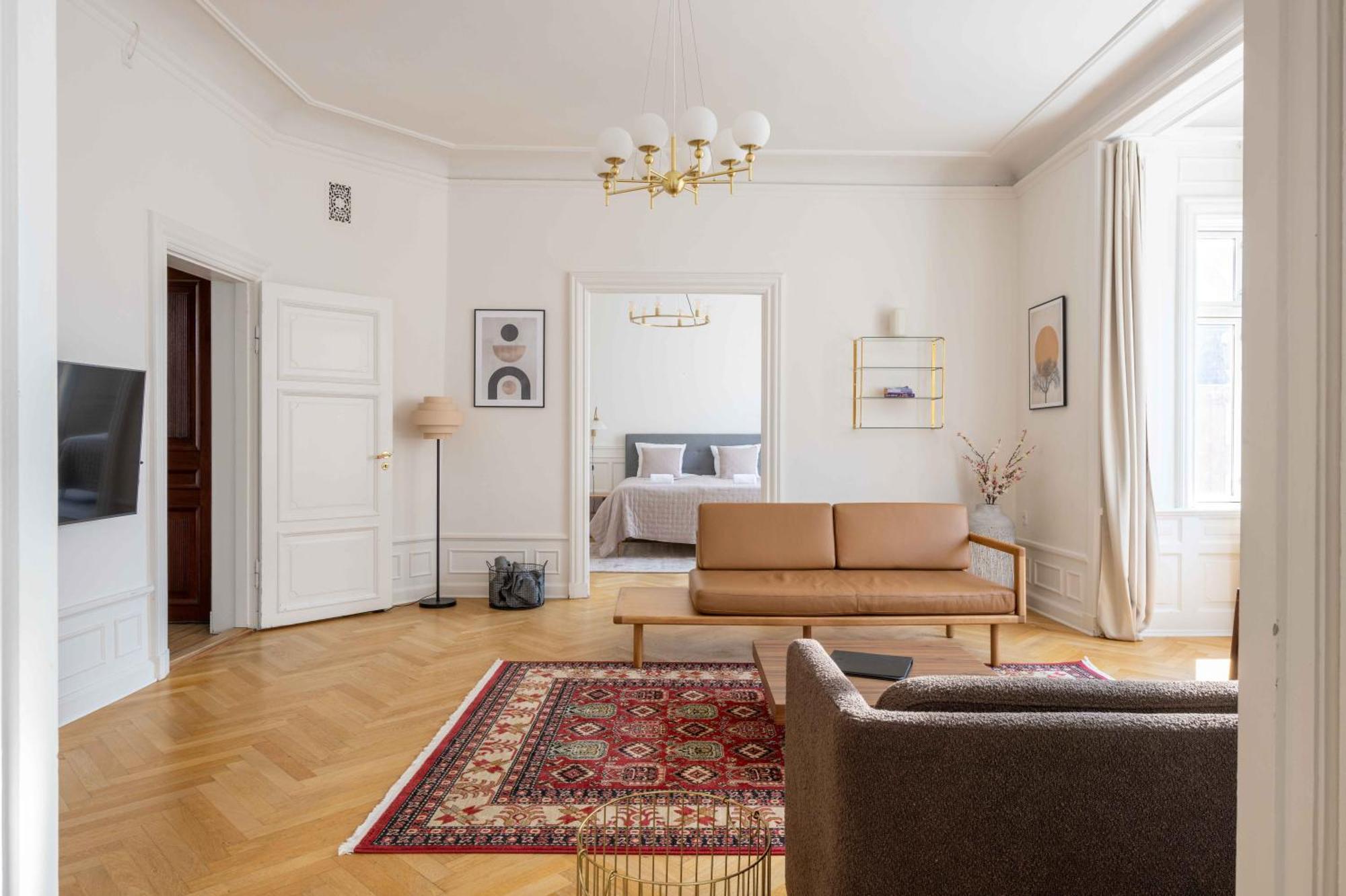 Lovely 3Br Manor Apartment 5 Min From Tivoli Gardens 코펜하겐 외부 사진